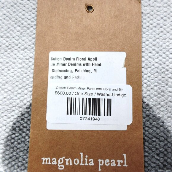 Magnolia Pearl Floral Applique Miner Denims NWT - Picture 13 of 13